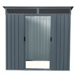 KOVINSKA VRTNA HIŠKA VITAVIA LIEGE 65, MAT ANTRACIT 180X184X139 - slika 4